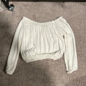 Brandy Melville White off the shoulder blouse